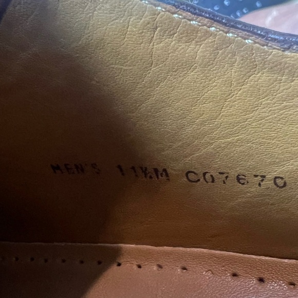 Cole Haan 11.5 Brown Derby Classic Dress Shoes Full Grain Leather Business - Picture 14 of 14